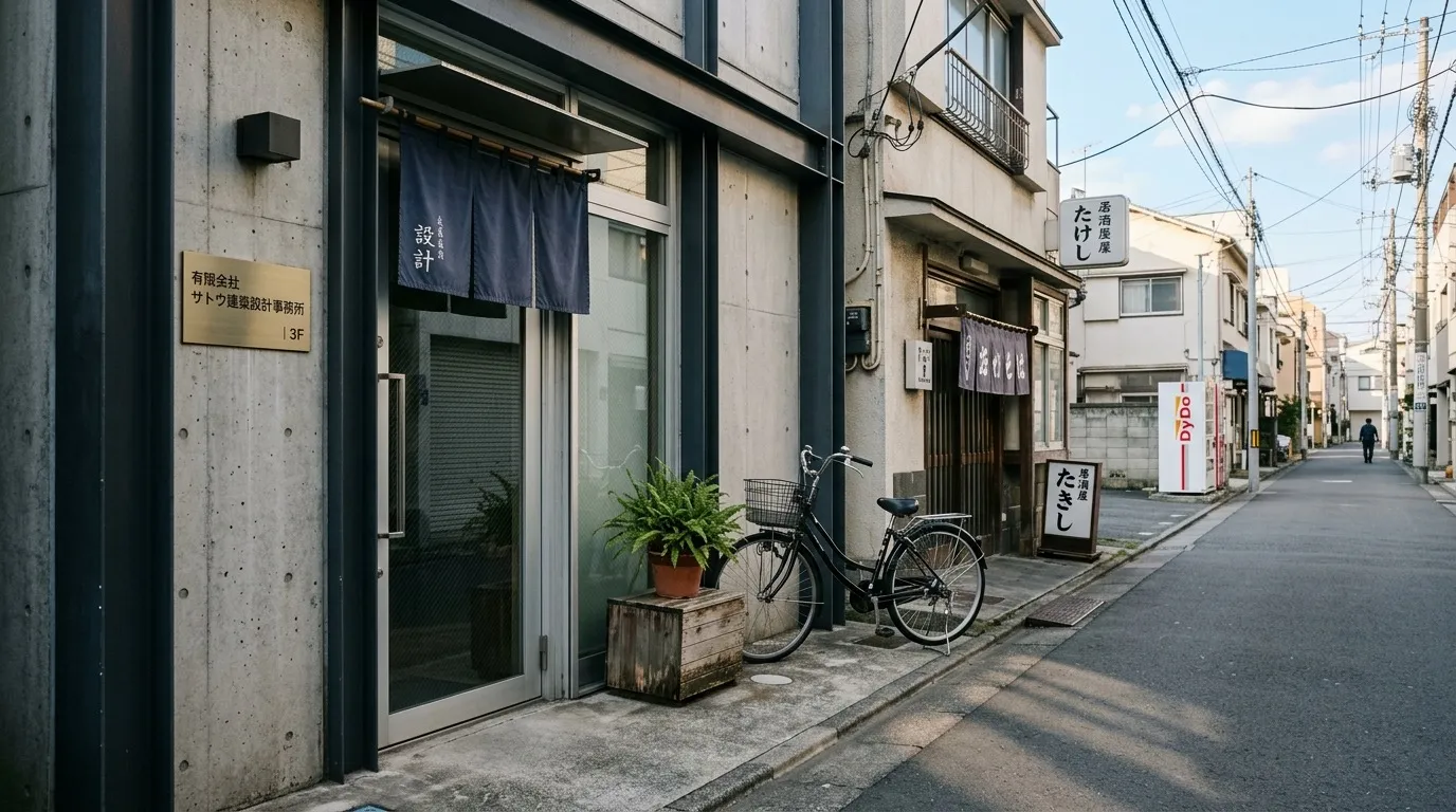 Quartier d'affaires de Tokyo vu depuis la rue : le paysage dans lequel une société étrangère choisit sa forme juridique.